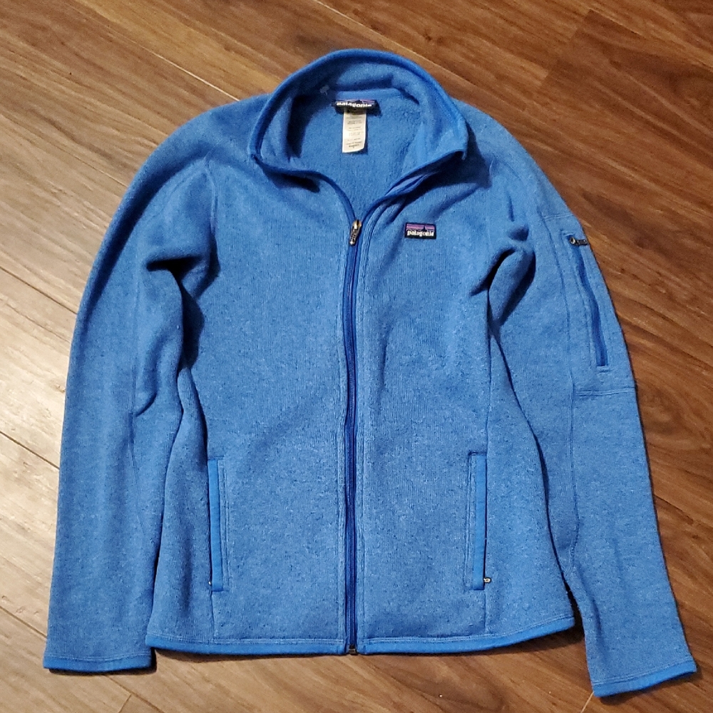 Patagonia Light Blue Full-Zip Fleece Jacket